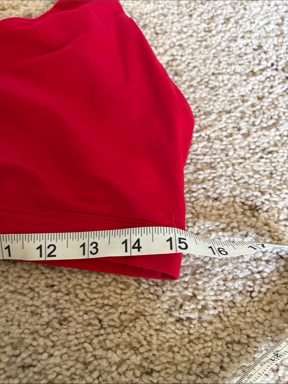 Red Racerback Sports Bra - Women's Intimates - Picture 3 of 3